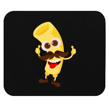 Discover Funny Pasta Macaroni Mouse Pads