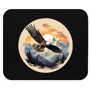 Discover Bald Eagle as America's Symbol Mouse Pads