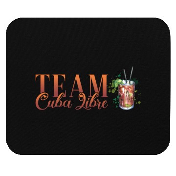 Discover Team Cuba Libre Cocktail Bartender Mouse Pads