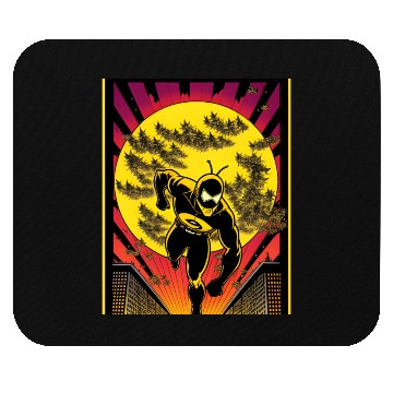 Discover Cosmic Portal: NYC Bee Siege Mouse Pads