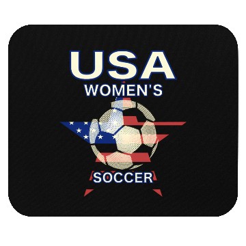 Discover Soccer Usa Flag Mouse Pads