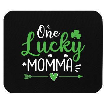 Discover One Lucky Momma St Patric Day Mouse Pads
