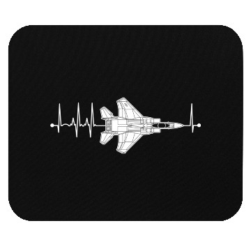Discover F-15 Eagle Schematic Airplane Pulse Ekg Pilot F15 Mouse Pads