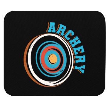 Discover Retro Vintage Archery Hunting Target Bow Arrow Mouse Pads