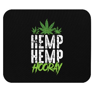 Discover Hemp Hemp Hooray Pot Lover Mouse Pads