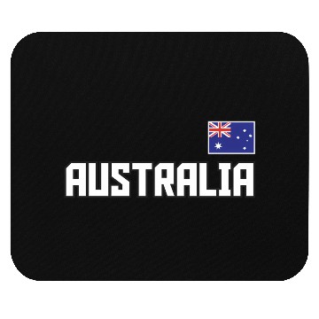 Discover Australia Flag Australian Pride Athletic Style Mouse Pads