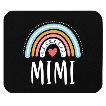 Discover Mimi For Grandma Family Rainbow Mouse Pads