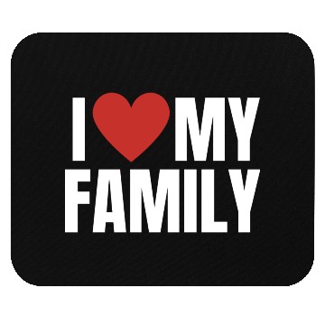 Discover I Love My Family Gathering Reunion Celebration Mouse Pads