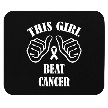 Discover This Girl Beat Cancer Mouse Pads