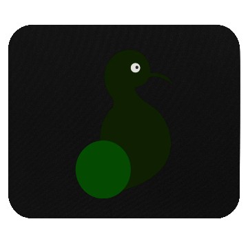 Discover Green bird Mouse Pads