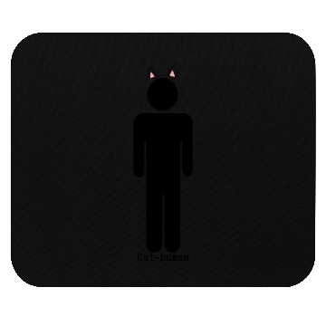 Discover Cat Human Funny Cat Teacher Mouse Pads