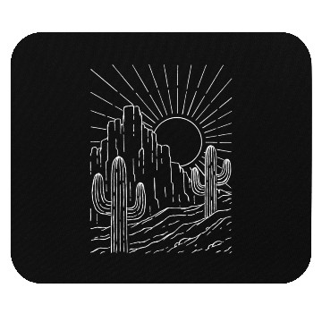 Discover Desert Sun Mouse Pads