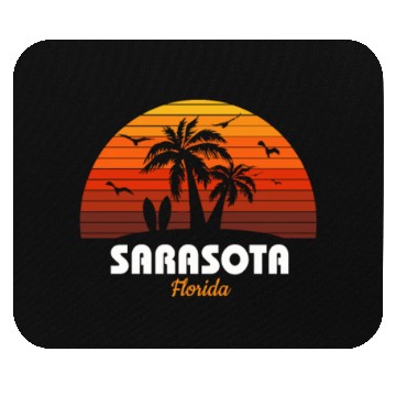 Discover Retro Sarasota Florida Sunset Cool Vintage Mouse Pads