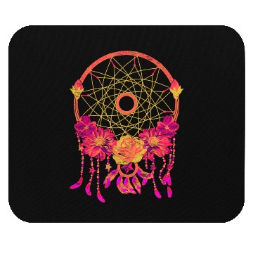 Discover Pretty flowers hippie jewelry gift dream catcher Mouse Pads