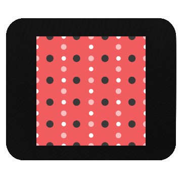 Discover pink polka dots pattern design Mouse Pads