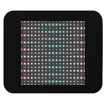 Discover Vintage Polka Dots Pattern Design Mouse Pads
