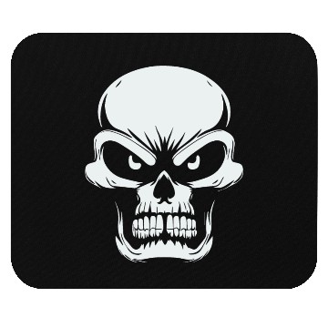 Discover Angry Skull of Darkness Mouse Pads