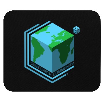 Discover Cube Earth Community Mouse Pads