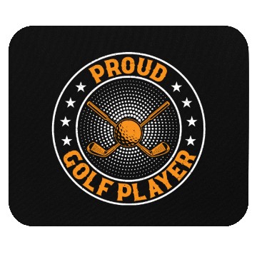 Discover Golf Player Golfing Golfer - Proud Golf Player Mouse Pads