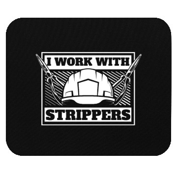 Discover Electrician Funny Construction Electrician Mouse Pads