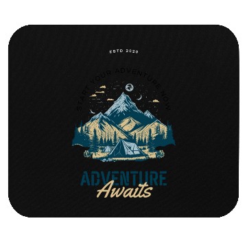 Discover Start the adventure Mouse Pads