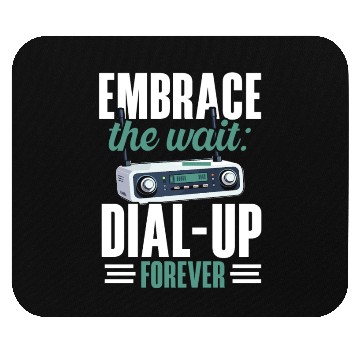 Discover Dial Up Internet Connection 90's Computer Jokes Mouse Pads