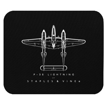 Discover P 38 Lightning Aircraft Mouse Pads