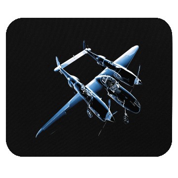 Discover P 38 Lightning 3D Mouse Pads