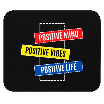 Discover Be Positive Mouse Pads