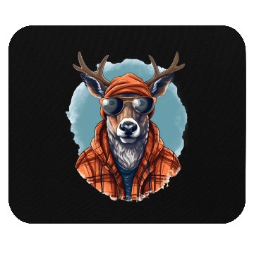 Discover Reindeer Street Expedition | Reindeer Lovers Mouse Pads
