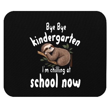 Discover School kid, first grade, chill at school Mouse Pads