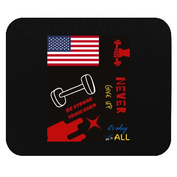 Discover never give up Mouse Pads