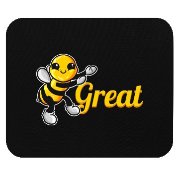 Discover The Cute Bee Says Be Great The Bee Mouse Pads