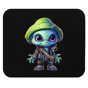 Discover Alien Extraterrestrial Pirate Mouse Pads