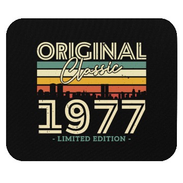Discover 1977 Vintage Birthday Gift Mouse Pads