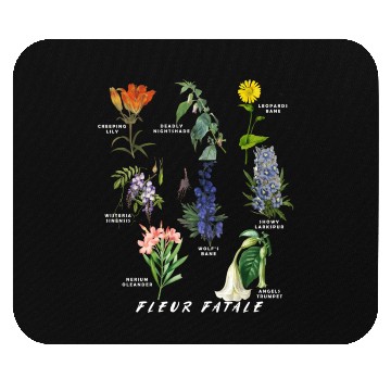 Discover Botanist Gardening Fleur Fatale Poison Botaal Mouse Pads
