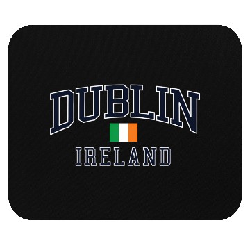 Discover Dublin Ireland Style Mouse Pads
