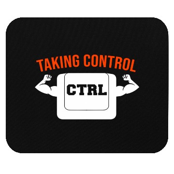 Discover Taking Control I Geek Computer Nerd Mouse Pads