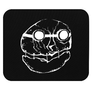 Discover Lone Scavenger Transparent White Mouse Pads