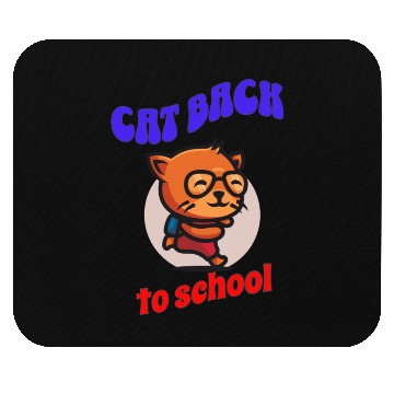 Discover Cat back to school Mouse Pads