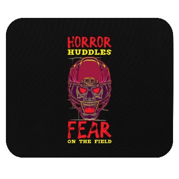 Discover Funny Horror Football Fan Horror Obsessed Horror Mouse Pads