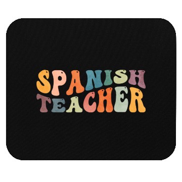 Discover Groovy Spanish Teacher Maestra Bilingual Teaching Mouse Pads
