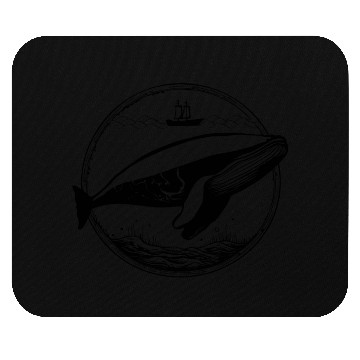 Discover Whale Ocean Marine Mouse Pads