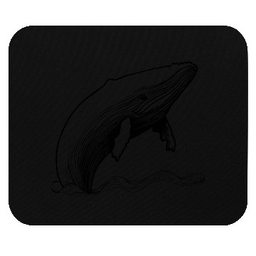 Discover Whale Ocean Marine Mouse Pads