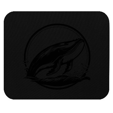 Discover Whale Ocean Marine Mouse Pads