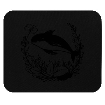 Discover Whale Ocean Marine Mouse Pads