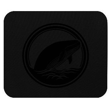 Discover Whale Ocean Marine Mouse Pads