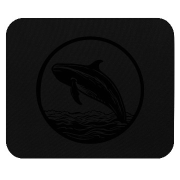 Discover Whale Ocean Marine Mouse Pads