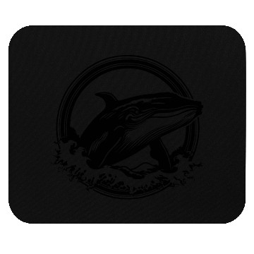 Discover Whale Ocean Marine Mouse Pads