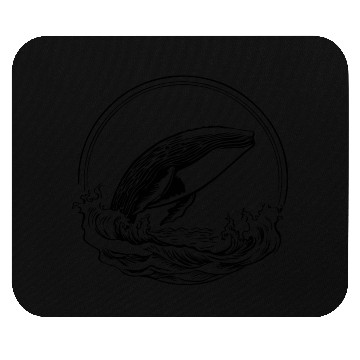 Discover Whale Ocean Marine Mouse Pads